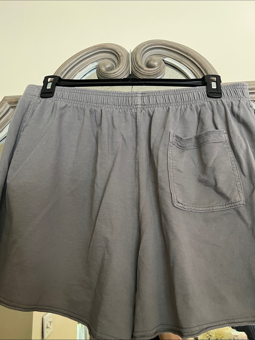 aerie women’s Athletic Lounge Shorts in Light Gray - Picture 3 of 3